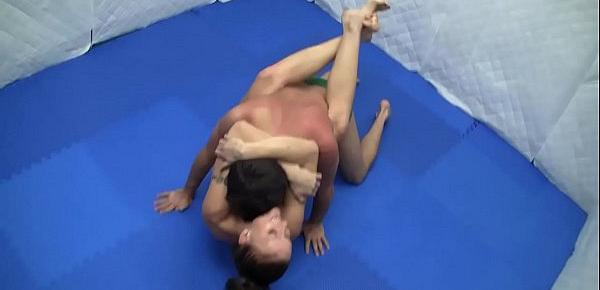 JC Simpson Dominates Lance Hart in Mixed Wrestling Match